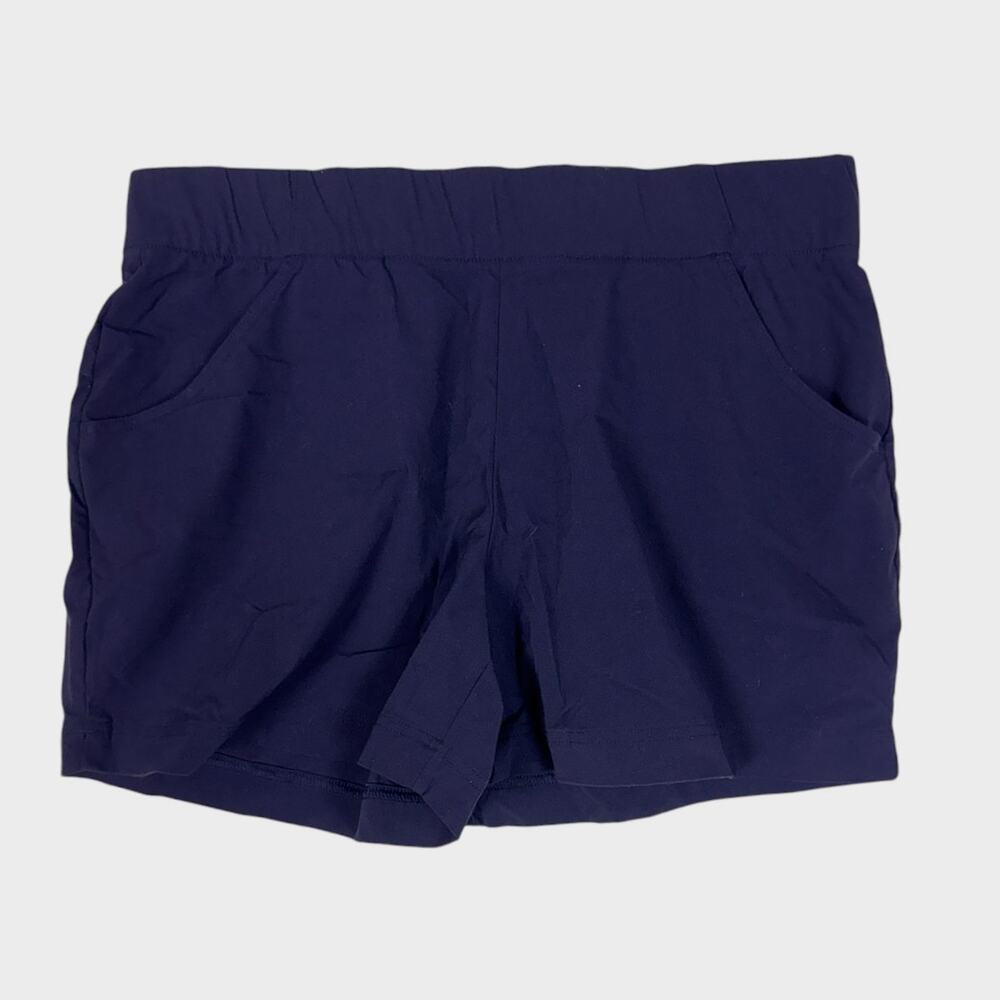 Columbia Womens XL Navy Blue Nylon Shorts with Pockets